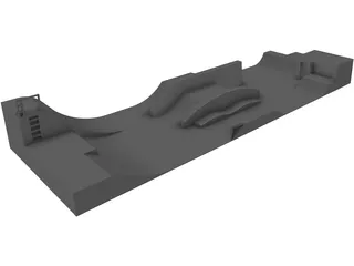 Skatepark Compact 3D Model