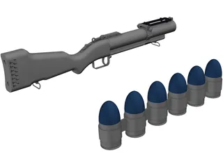 Grenade Launcher 3D Model