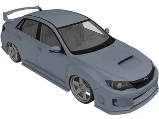 Subaru Impreza WRX STI (2011) 3D Model