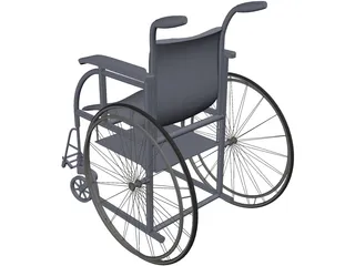 Wheelchair 3D Model