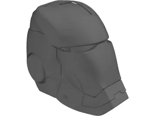 Ironman Helmet 3D Model