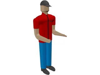 Workman 3D Model