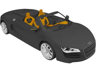 Audi R8 Spyder 3D Model