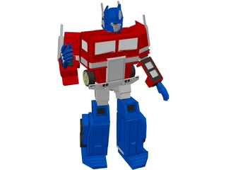Transformers Optimus Prime 3D Model