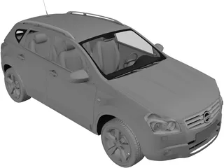 Nissan Qashqai (2009) 3D Model