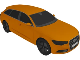 Audi A6 Avant (2012) 3D Model