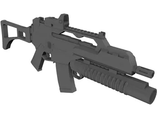 H&K G36 3D Model