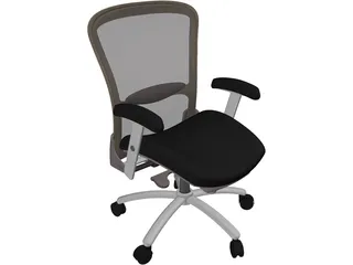 Executive Office Chair Electra 3D Model