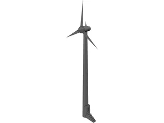 Wind Turbine 3D Model