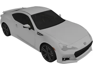 Subaru BRZ 3D Model