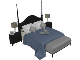 Bed 3D Model