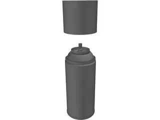 Spray Can 3D Model