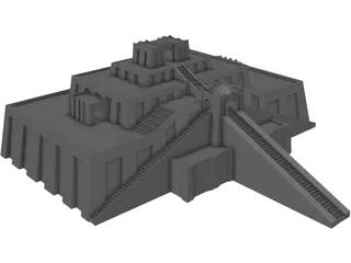 Ziggurat of Ur 3D Model