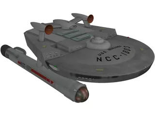 USS Miranda 3D Model