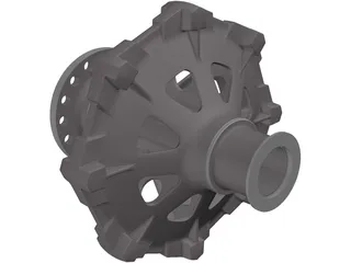 Traction Sheave 3D Model