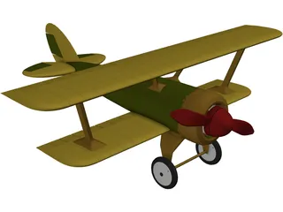 Heinrich Pursuit Fighter 3D Model