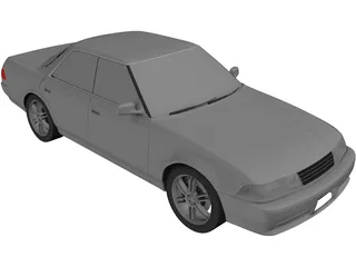 Toyota Mark II (X81) 3D Model