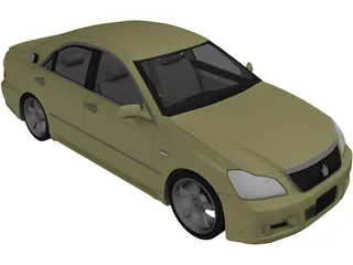 Toyota Crown S180 3D Model