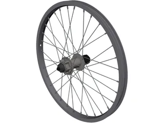 Rear Wheel 20 Inch 3D Model
