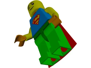 LEGO Superman 3D Model