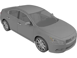 Nissan Maxima (2011) 3D Model
