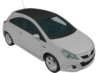 Opel/Vauxhall Corsa VXR (2009) 3D Model