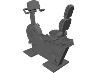 Exercise Cycle 3D Model