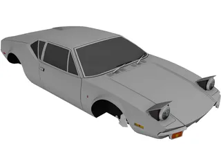 De Tomaso Pantera Body 3D Model