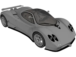 Pagani Zonda C12 3D Model