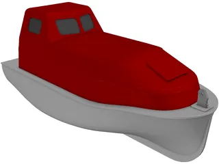 Life Boat 3D Model