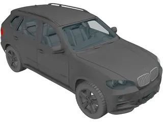 BMW X5 xDrive48i (2010) 3D Model