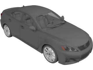 Lexus IS-F 3D Model