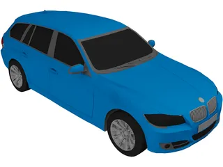 BMW 330i Touring (2011) 3D Model