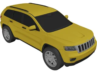 Jeep Grand Cherokee (2012) 3D Model