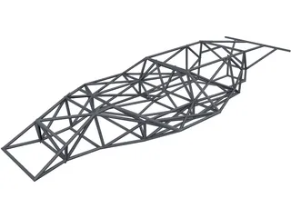 Porsche 917 Frame 3D Model