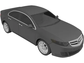 Honda Accord Sedan (2009) 3D Model