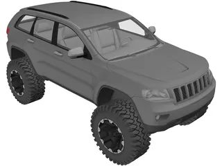 Jeep Grand Cherokee Off-Road Edition (2012) 3D Model