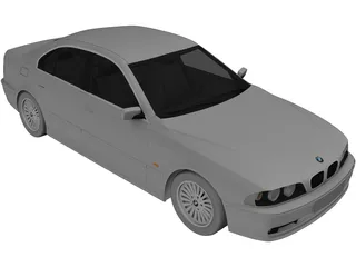 BMW 5-Series E39 3D Model