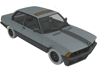 BMW 3-Series E21 3D Model