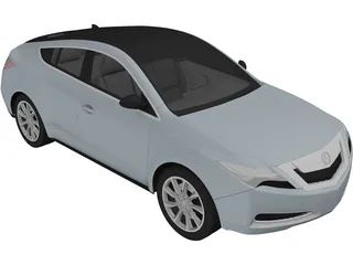 Acura ZDX (2010) 3D Model