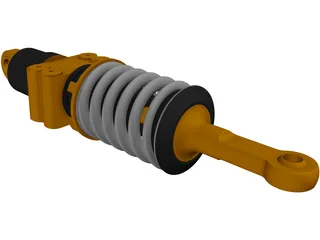 Formula Renault 3.5 Rear Suspension Damper 3D Model