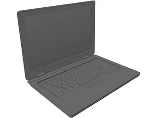 Dell Notebook 3D Model