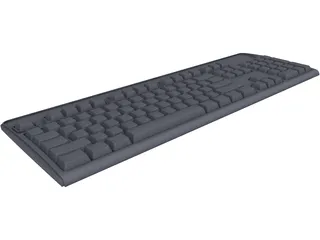 HP Keyboard 3D Model