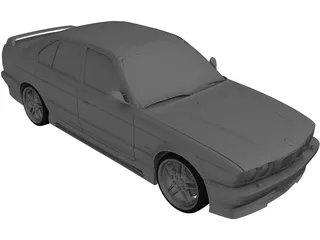 BMW M5 e34 (1995) 3D Model