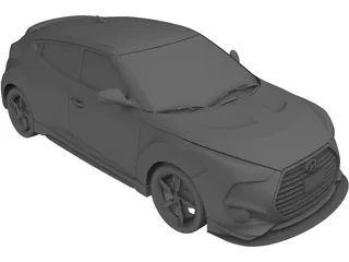 Hyundai Veloster (2011) 3D Model