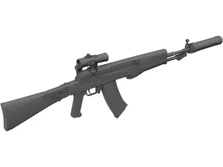 AN-94 3D Model