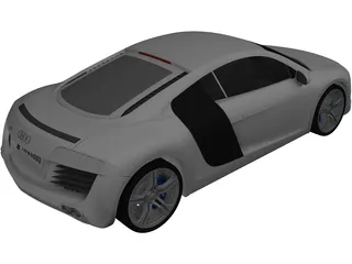 Audi R8 3D Model