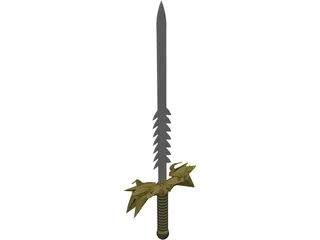 Sword Of Power 3D Model