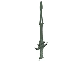 Sword Of The Green Land 3D Model