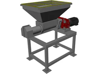 Meat Grinder with Stand 3D Model